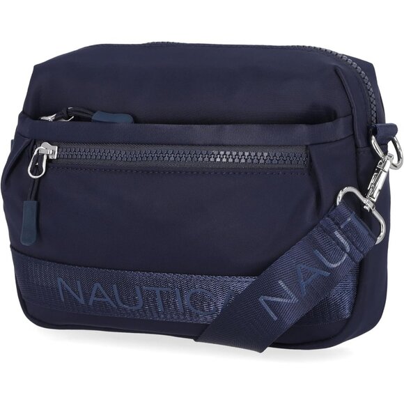 Handbags - Women's Indigo 2 Bean crossbody/Belt Bag adjustable shoulder strap